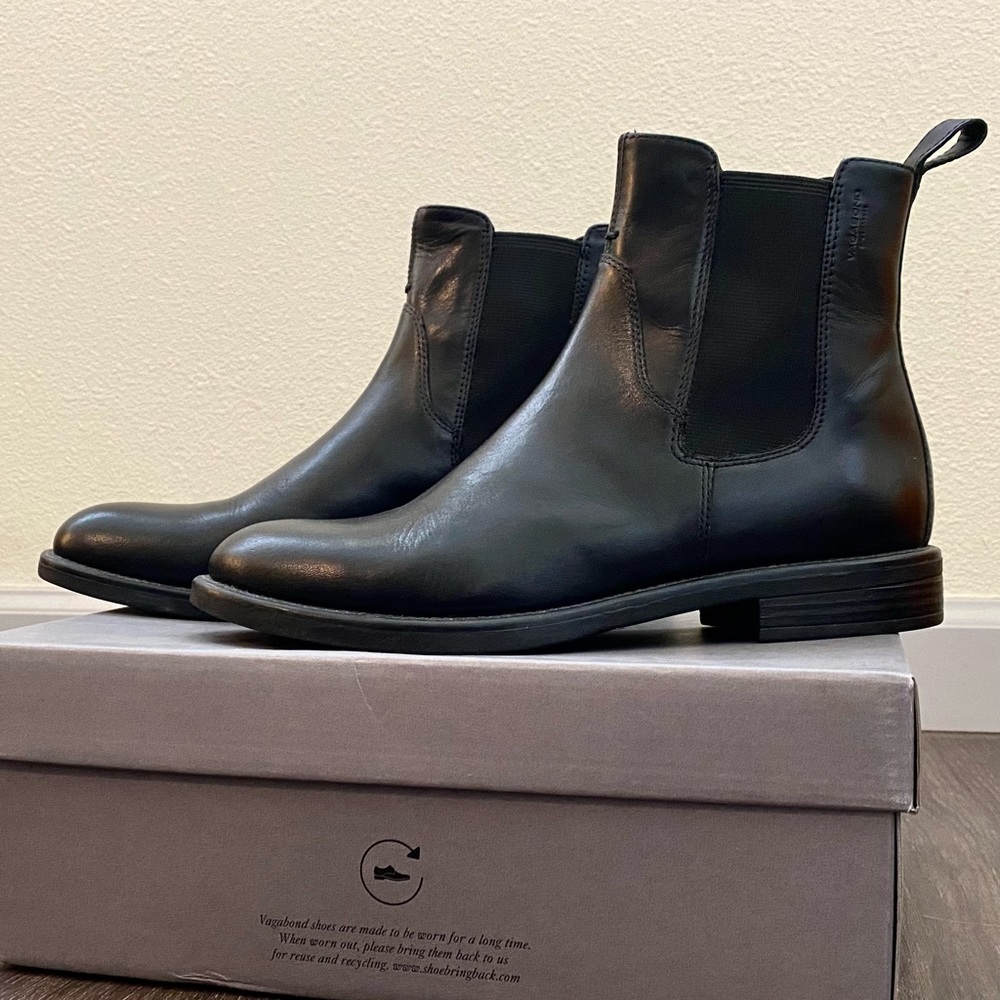 NEW Vagabond Amina Leather Chelsea Boots